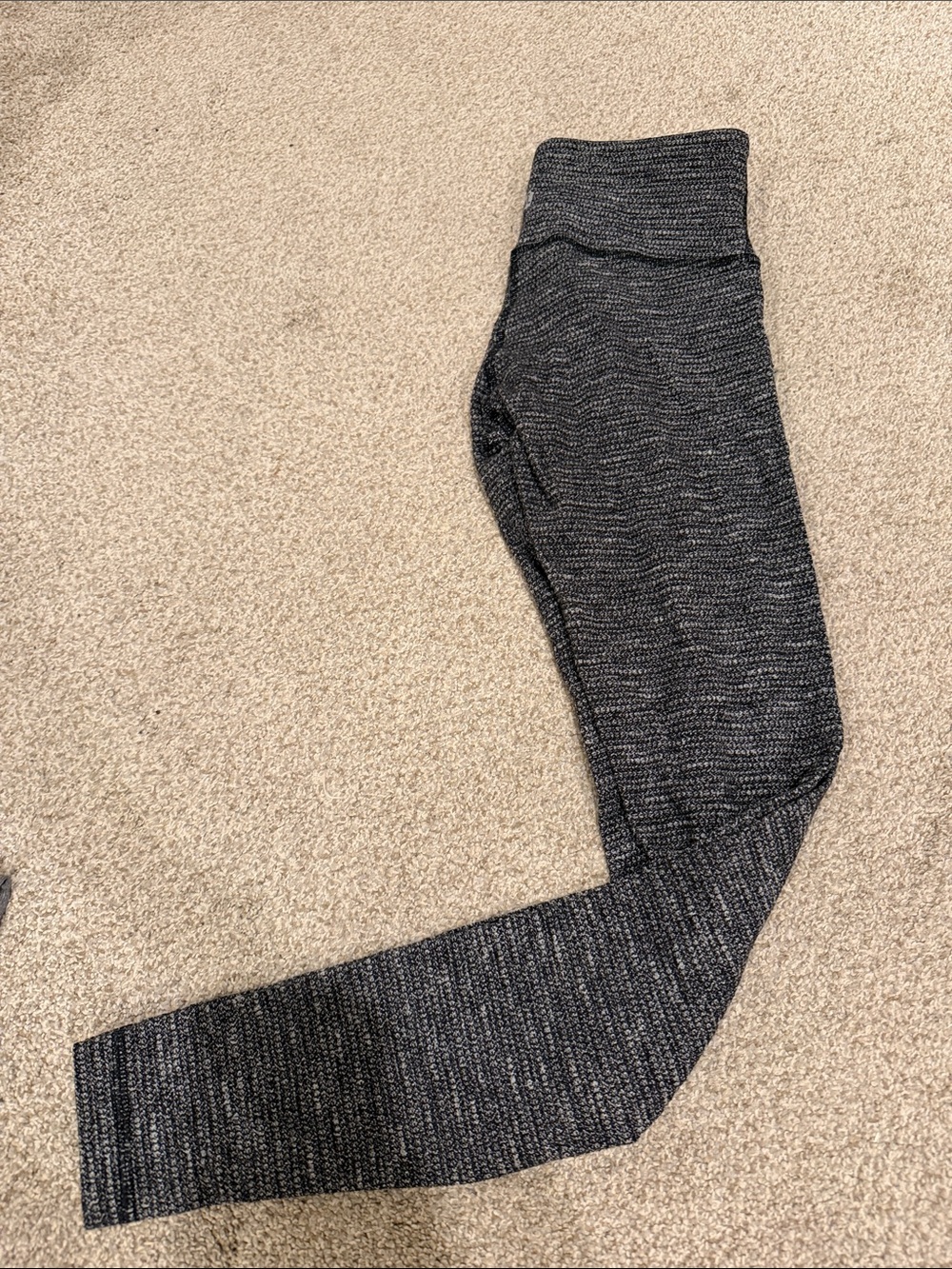 lululemon athletica Black Heathered Leggings
